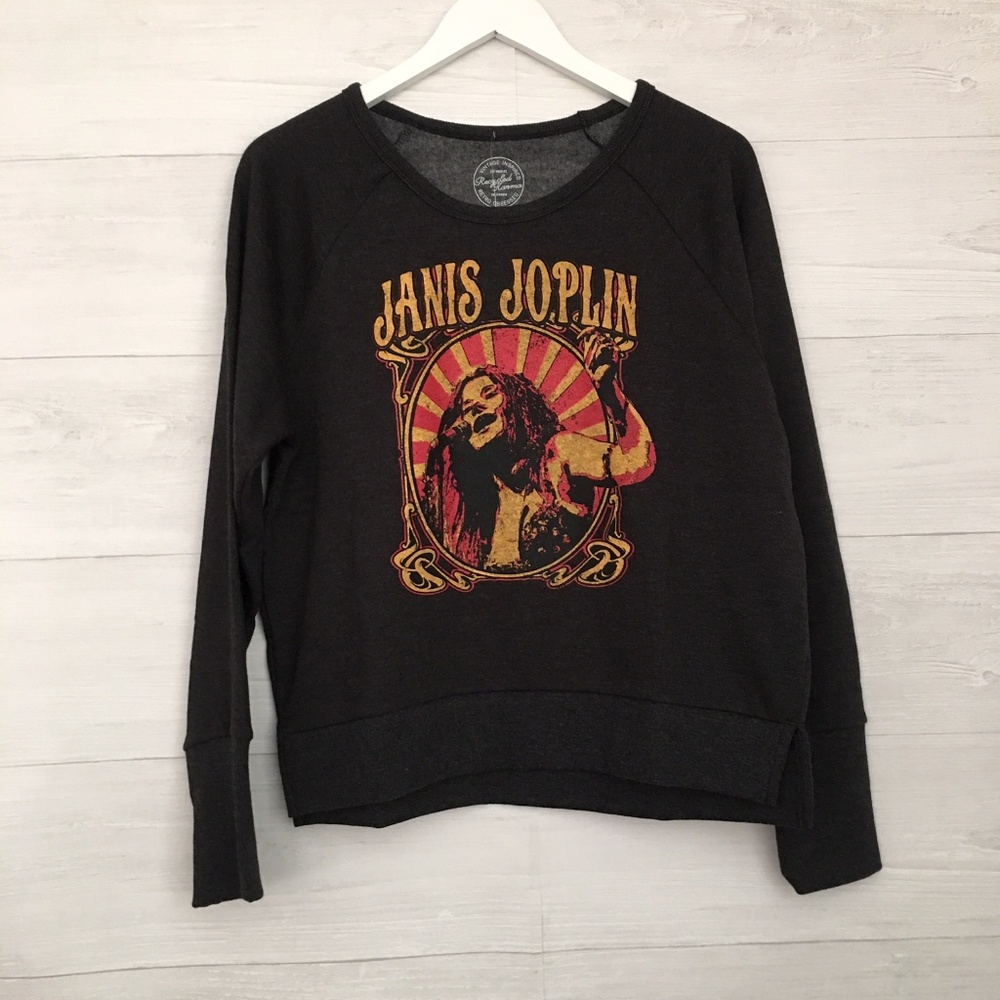 Janis Joplin Sweatshirt, Size L